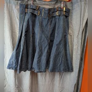 Apple Bottoms Blue Denim Skirt